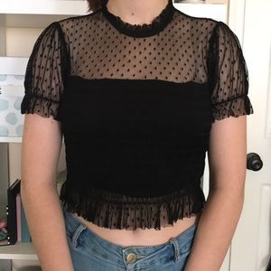 forever 21 mesh top